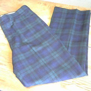 Vintage L.L. Bean Plaid Wool Pants